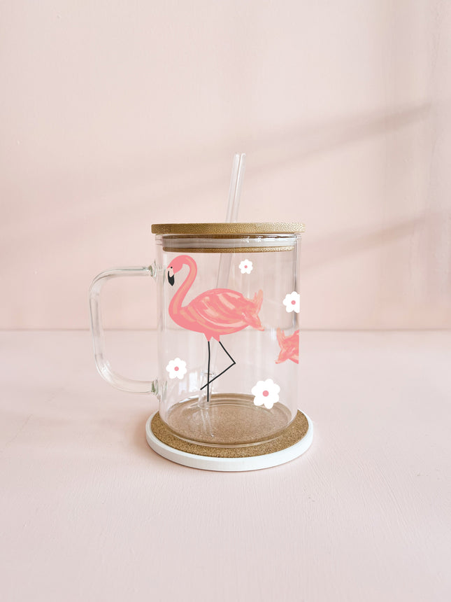 Tasse boho - flamant rose