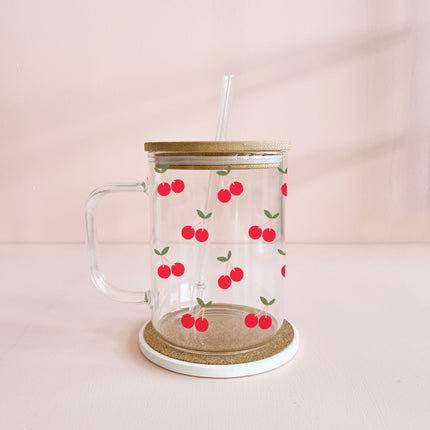 Tasse boho 17oz - petites cerises