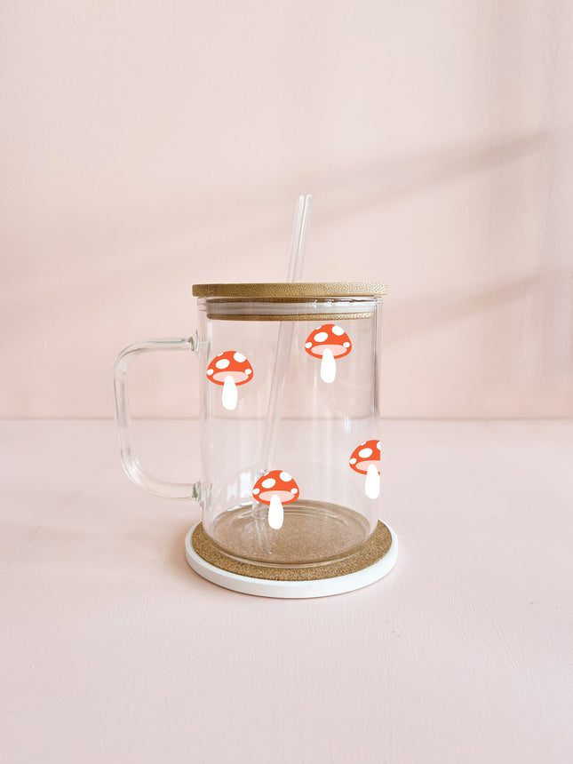 Tasse boho 17oz - Mini champignons