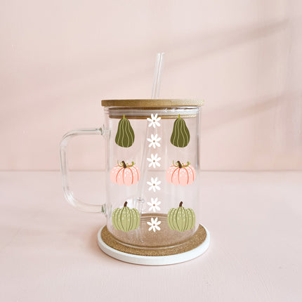 Tasse boho 17oz - Motif automnal