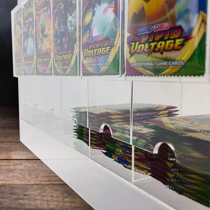 Pokémon Booster Pack 6-Slot Acrylic Display Dispenser - 4 Packs