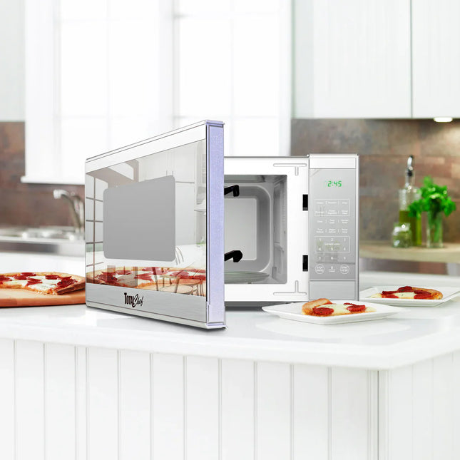 Micro-ondes compact Total Chef pour comptoir, 1100 W, 1,3 pi³