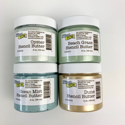 The Crafters Workshop (TCW) Stencil Butter 4-pack Coastal