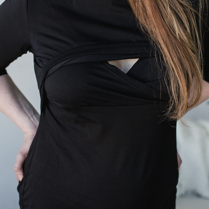 Taryn 3/4 Sleeve Maternity and Nursing Dress