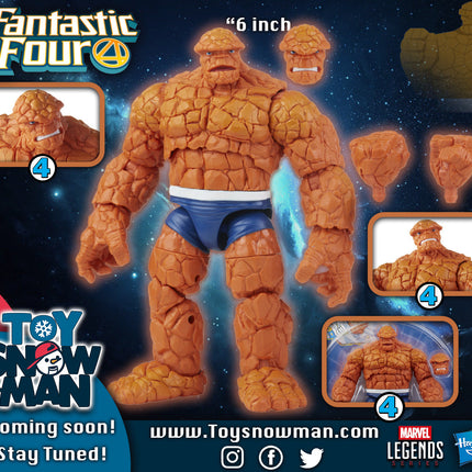 Hasbro Marvel Legends Series Retro Fantastic Four Marvel's Thing