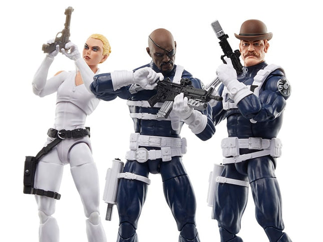 Captain America Marvel Legends S.H.I.E.L.D. Three-Pack