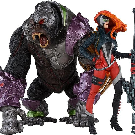 Spawn She-Spawn & Cygor Action Figure 2pack  Gold Label