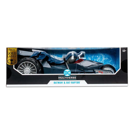 DC Multiverse Gold Label Collection Batman with Bat-Raptor Exclusive Action Figure & Vehicle