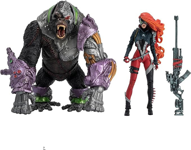 Spawn She-Spawn & Cygor Action Figure 2pack  Gold Label