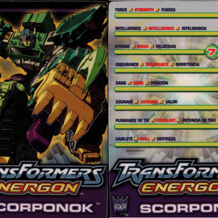 transformers Energon Command Class: Scorponok