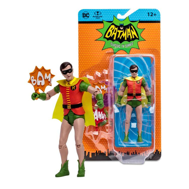 McFarlane Toys DC Batman 1966 Retro Series Robin Action Figure [Version 2]