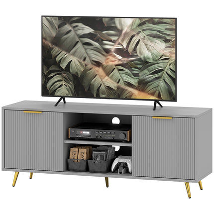 Collins Modern TV Stand for up to 55 Inch TVs-Grey