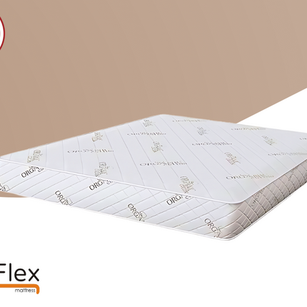 UltraFlex EcoZen- Medium Firm Reversible, CertiPUR-US® Certified Foam, Organic Bamboo Cover, Pressure Releiving, Cooling Gel Infused, Eco-Friendly Mattress ( Made In Canada )