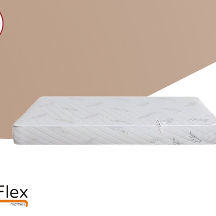 UltraFlex EcoZen- Medium Firm Reversible, CertiPUR-US® Certified Foam, Organic Bamboo Cover, Pressure Releiving, Cooling Gel Infused, Eco-Friendly Mattress ( Made In Canada )