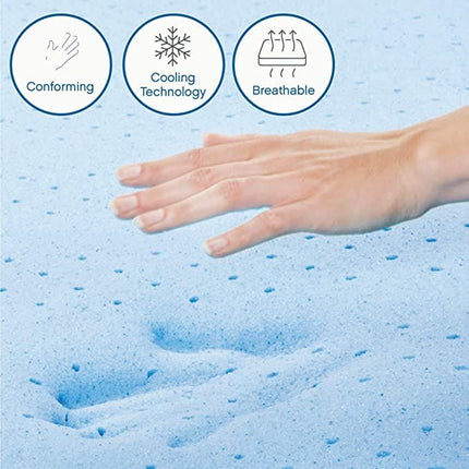 UltraFlex PLEASURE 10" Orthopedic, Cool Smart Gel Infused and Chill Memory Foam, Eco-friendly Mattress (Made in Canada)