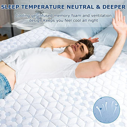 UltraFlex SERENITY Orthopedic, Premium Smart Gel Infused Memory Foam, Eco-friendly Mattress (Made in Canada)