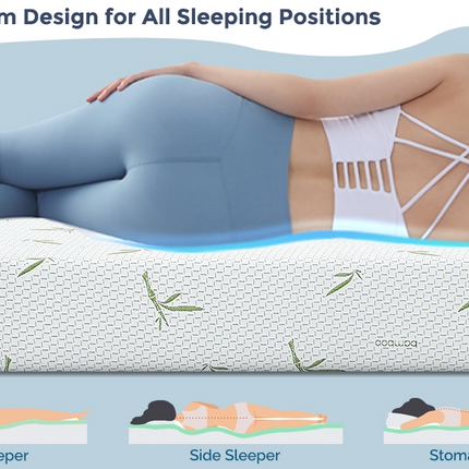 UltraFlex EasySleep- Canadian-Made Medium Firm Gel Infused Reversible Comfort With Pressure Relief, Cooling Technology, Bamboo Cover, CertiPUR-US® Certified Foam Eco-Friendly Mattress (Made in Canada)