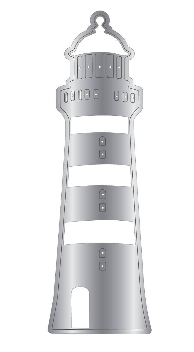 Crafter’s Companion Coastal Collection Metal Die Set - The Lighthouse 