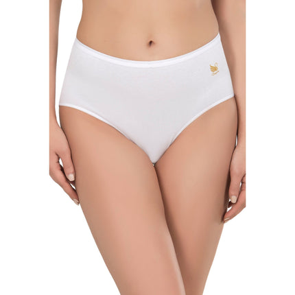 Women’s High-Waist Modal Cotton Panties – 3-Pack Seamless, Breathable, Full-Coverage Briefs (Black, Skin, White)