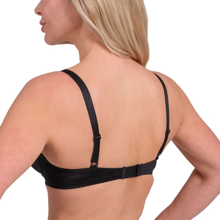 Lace Full-Coverage Support Bra – Elegant, Adjustable & Breathable Underwire Lingerie (Black, Skin, Mink)