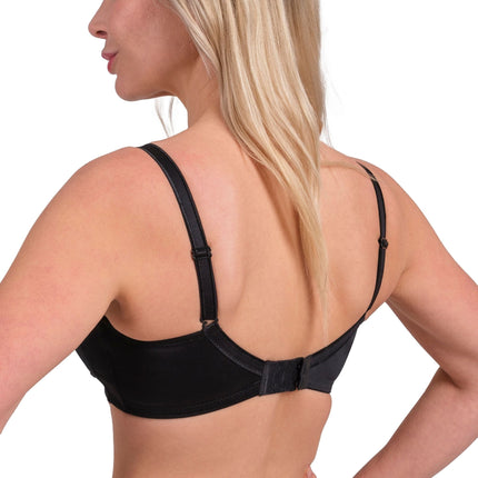 Women’s Full-Coverage Lace Bra – Wireless, Supportive & Breathable Lingerie (White, Black, Skin)