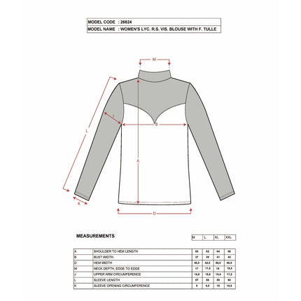 Women’s Long Sleeve Mesh Top – Black Sheer Polka Dot Turtleneck Shirt | Viscose Blend