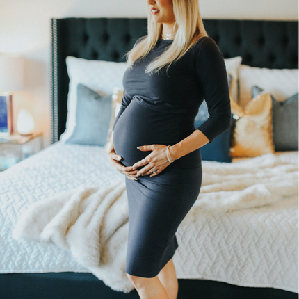 Taryn 3/4 Sleeve Maternity and Nursing Dress