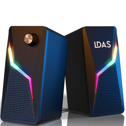 LDAS Computer Speakers for Desktop Monitor, USB/USB-C Powered PC Speakers