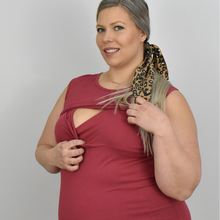 Brittany Maternity and Nursing Dress
