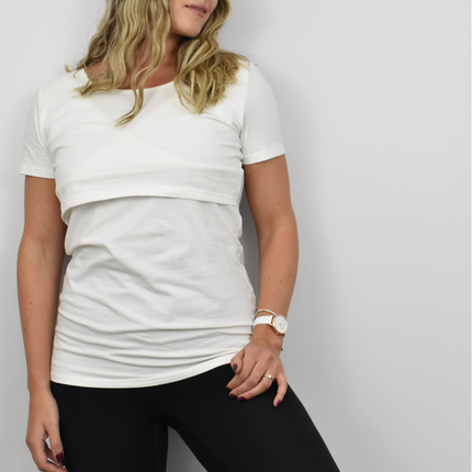Jenny Short Sleeve Nursing Tee Shirt