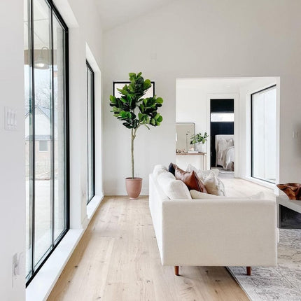 Mila Artificial Fiddle Leaf Potted Plant (Multiple Sizes)