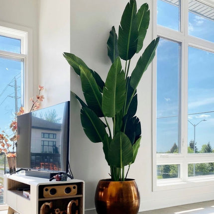 Gaby - Copper Brass Mid-Century Planter (Multiple Sizes)