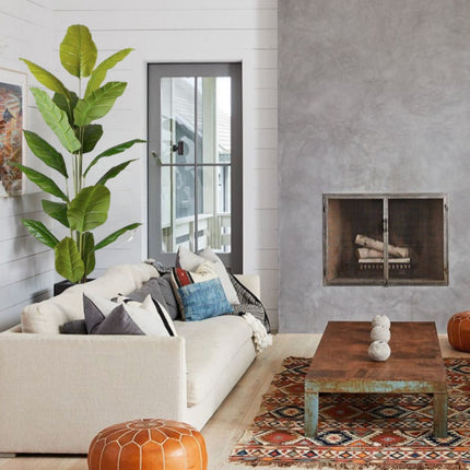 Moka Artificial Spathiphyllum Leaf Potted Plant (Multiple Sizes)