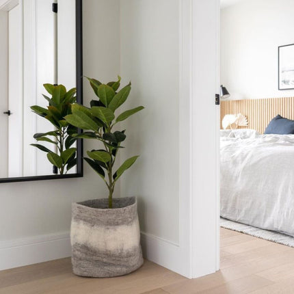 Vero Artificial Rubber Potted Plant 39''