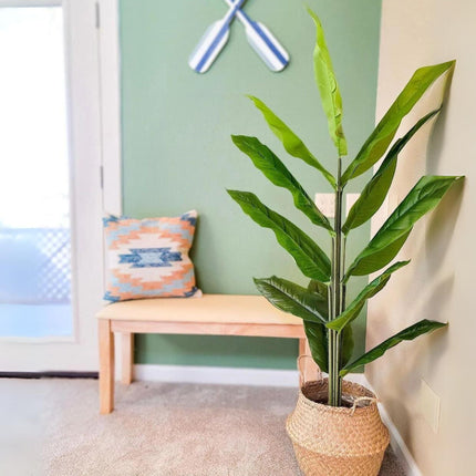 Moka Artificial Spathiphyllum Leaf Potted Plant (Multiple Sizes)