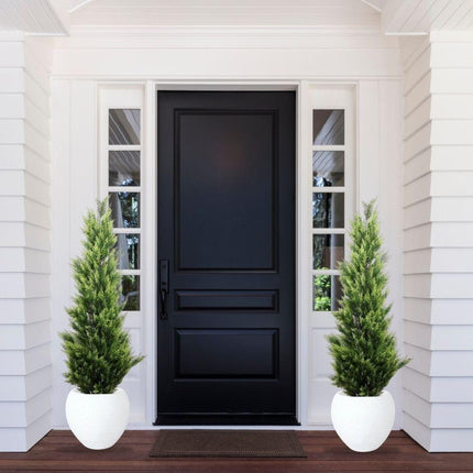 Hampton Faux Potted Cedar Topiary Plant (Multiple Sizes)