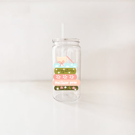 Verre en plastique 16oz - enseignante & éducatrice