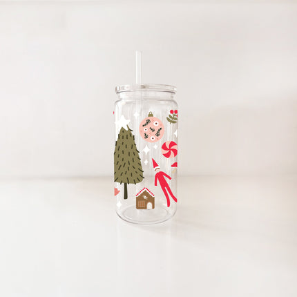 Verre en plastique 16oz - Réveillon