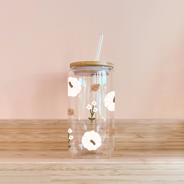 Verre - Citrouilles blanches