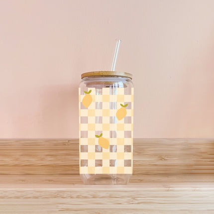 Verre - Gingham citrons