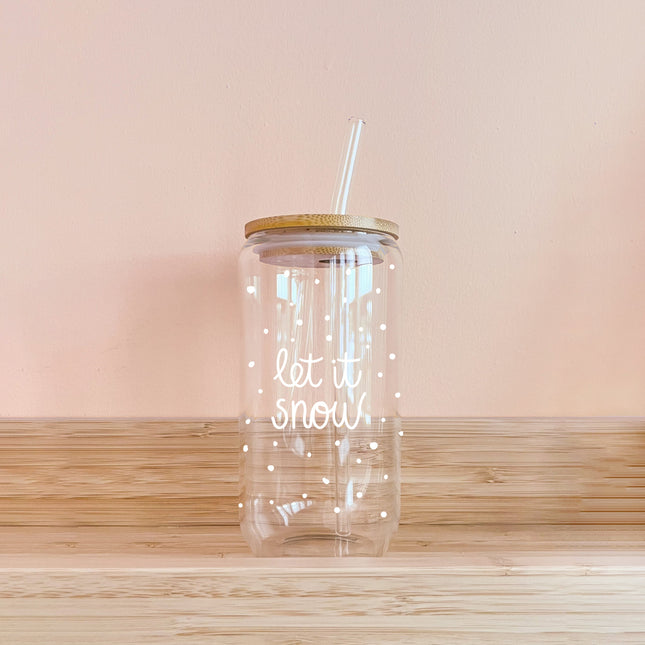 Verre boho - Let it snow