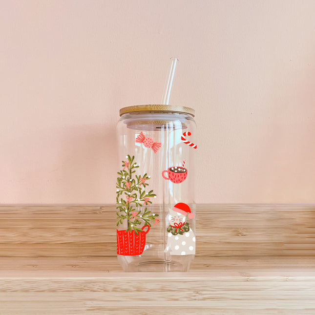 Verre boho - Matin de Noël