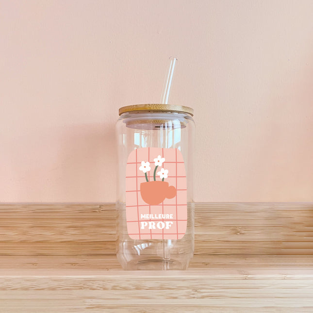 Verre - meilleure prof tasse orange