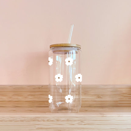 Verre boho - mini blanc
