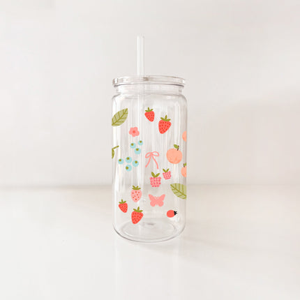 Verre en plastique - Jardin d'été