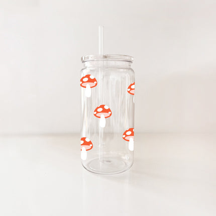 Verre en plastique - Mini champignons