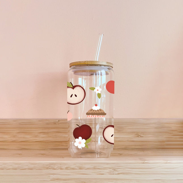 Verre - Tarte aux pommes