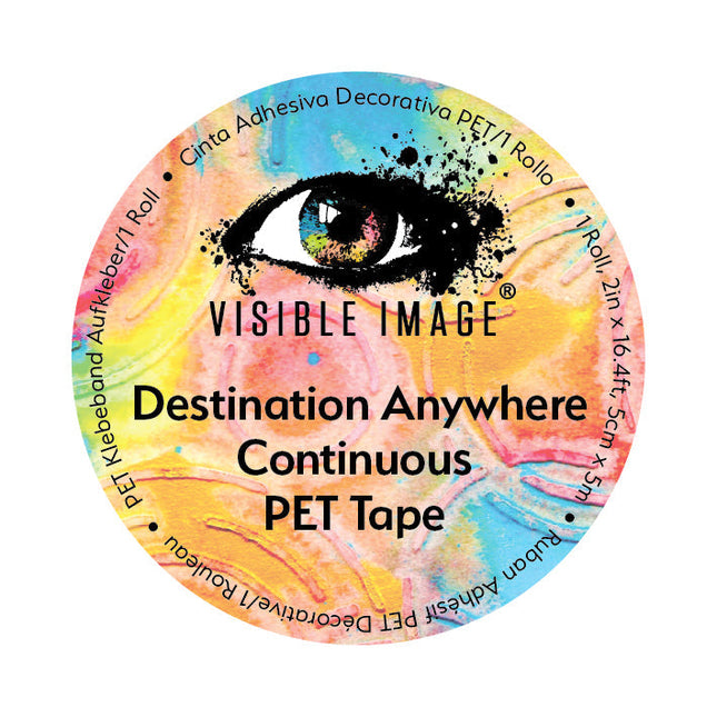 Visible Image Destination Anywhere Continuous PET Tape