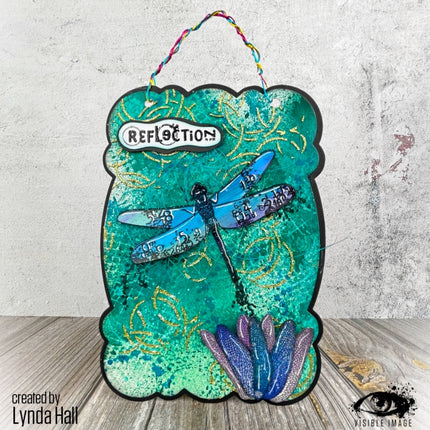 Visible Image Dragonfly Reflection - A5 Stamp Set