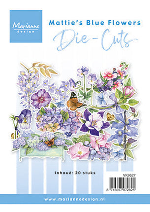 Marianne Design A6 Die Cuts - Mattie's Blue Flowers
